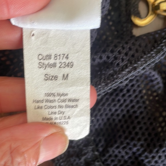 Vintage Shirley of Hollywood black lace with chains lingerie - Picture 6 of 7